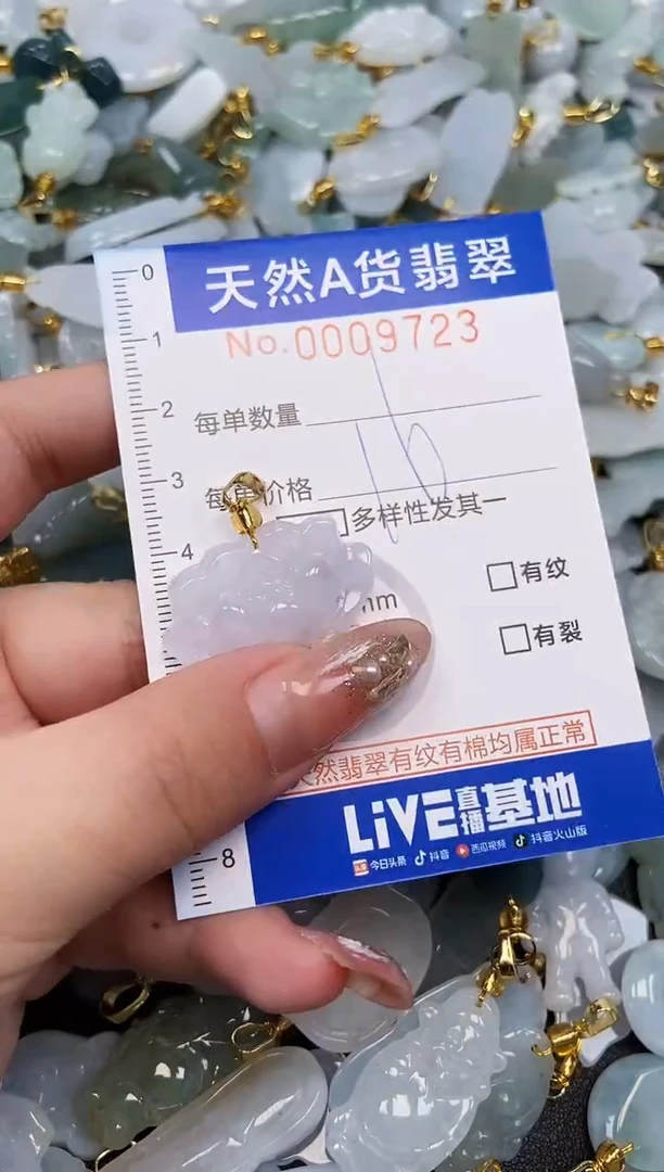 翡翠未镶嵌颈饰天然A货翡翠