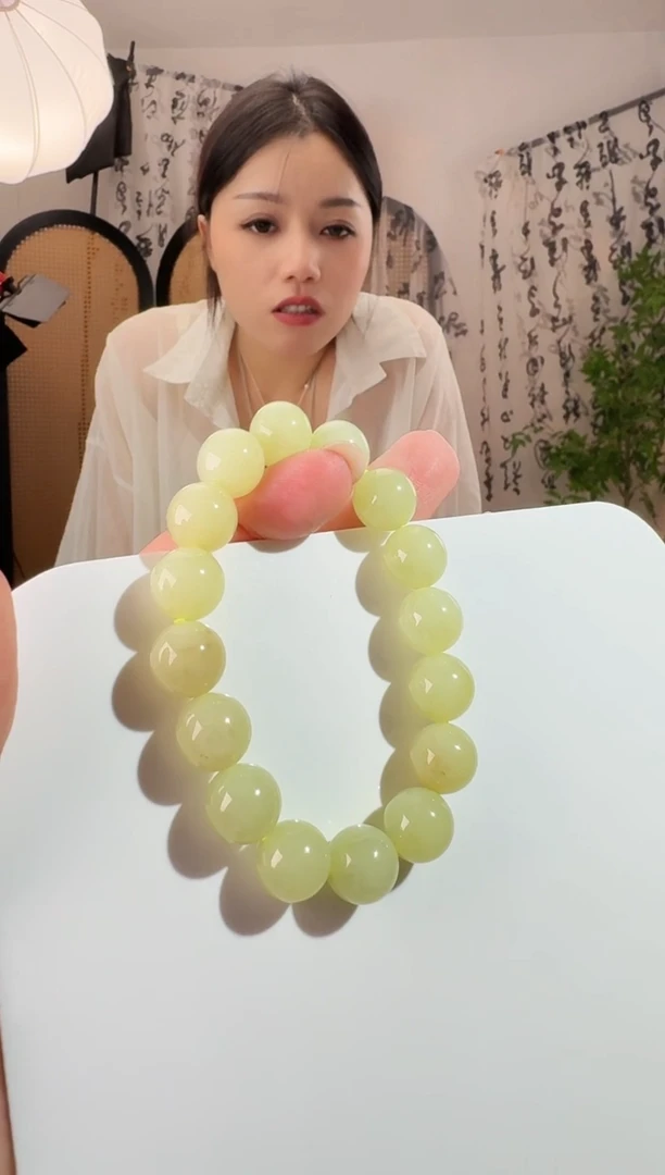 未镶嵌手串和田玉黄玉手串
