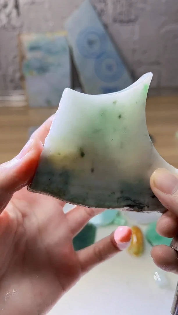 裸石翡翠翡翠a货正品玉石陈340