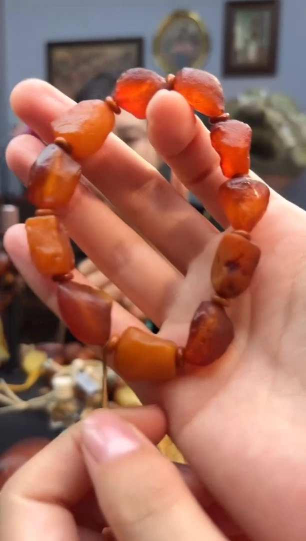 手串琥珀未镶嵌手串
