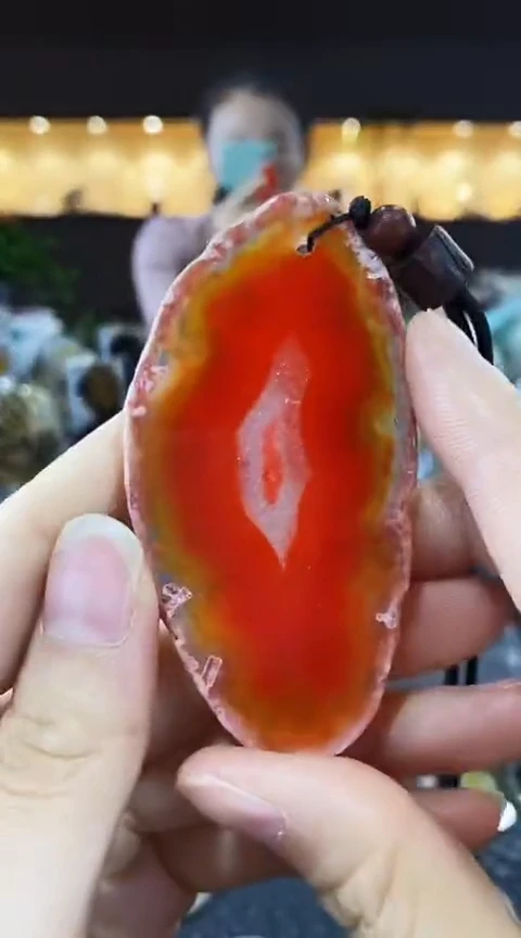 未镶嵌颈饰玛瑙/玉髓乐*播玛瑙