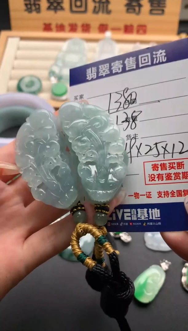 翡翠未镶嵌颈饰10137172