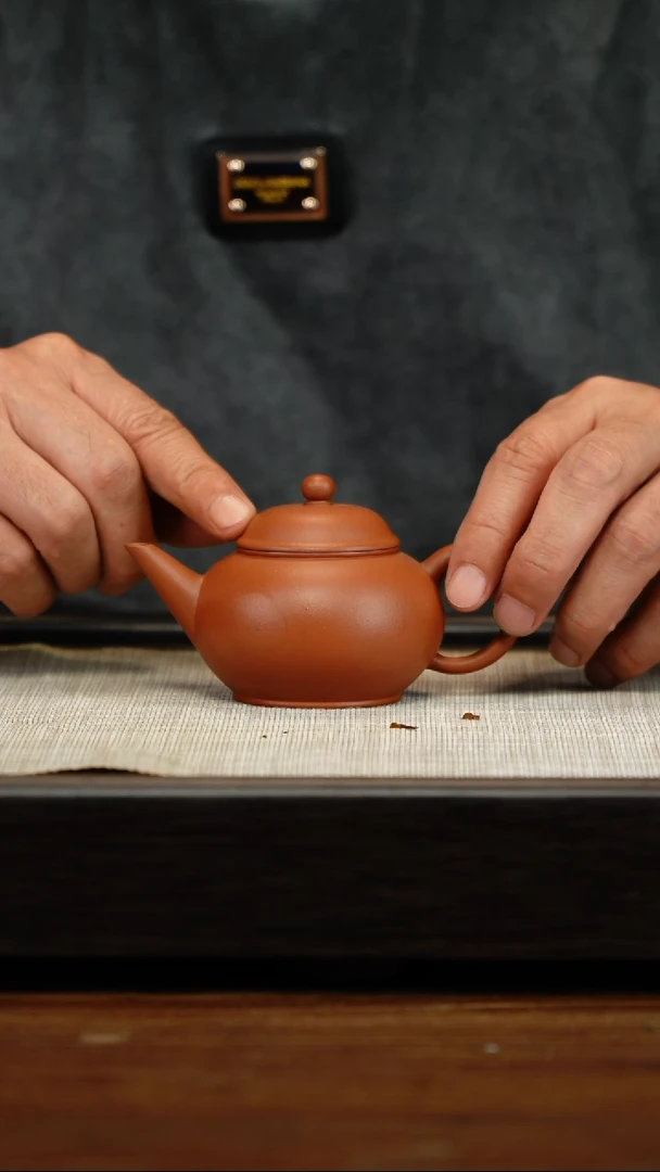 茶壶紫砂朱泥水平