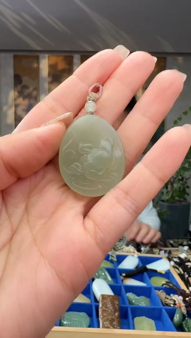 颈饰未镶嵌和田玉拍一发一多样性发货