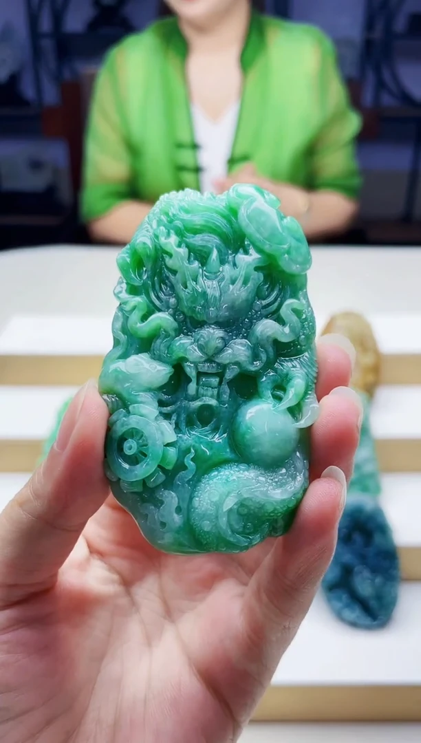 未镶嵌定制翡翠毛货09160224