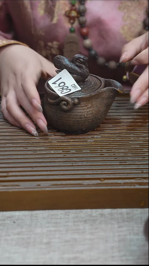 纯手工粗陶茶具每一只不一样