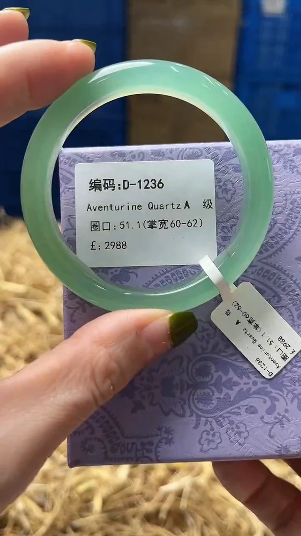 未镶嵌手镯石英质玉D1236