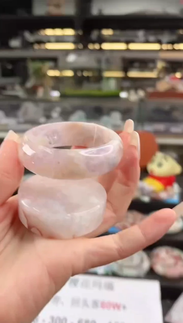 未镶嵌手镯石英质玉53圈口 （赠品镯心）3155007