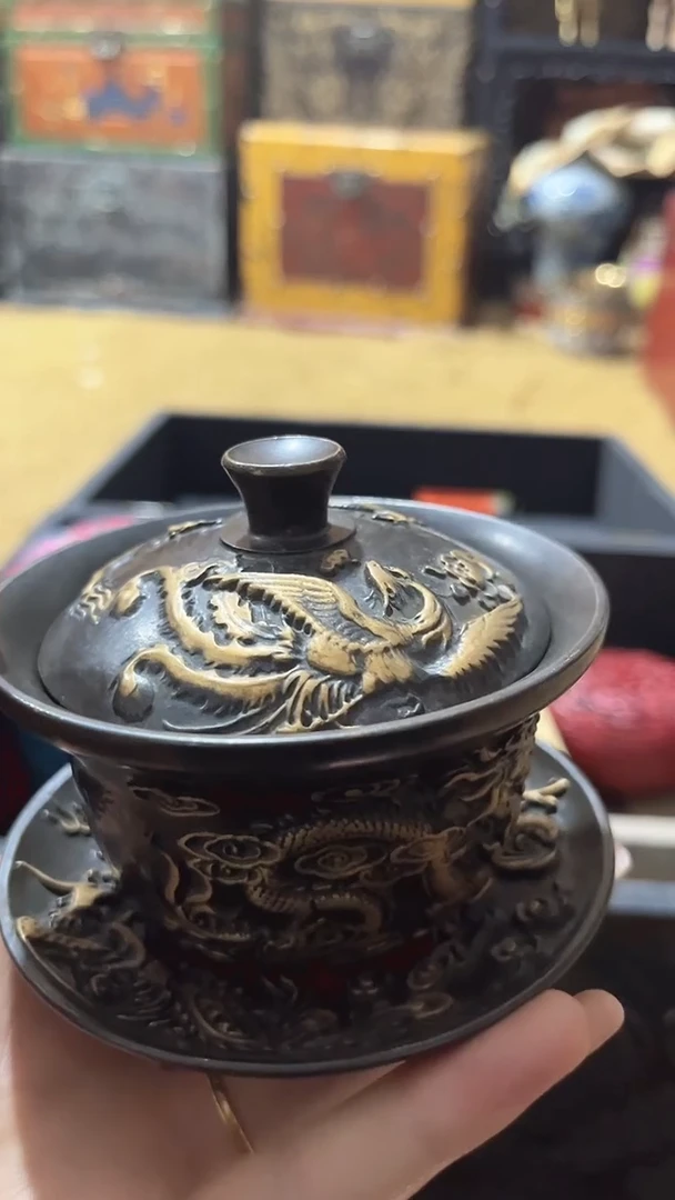 【闪购商品】【闪购商品】盖碗摆件