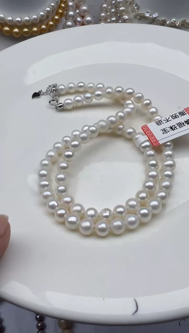 淡水珍珠未镶嵌颈饰1