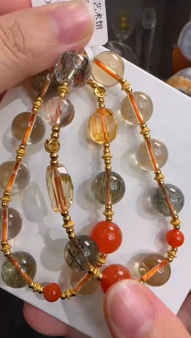 未镶嵌手链水晶发晶生生不息手串 多样发一