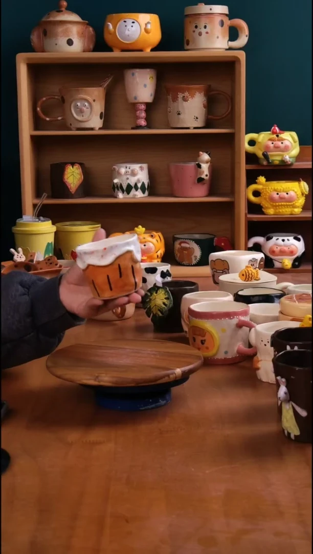 摆件陶景德镇原创手工陶瓷