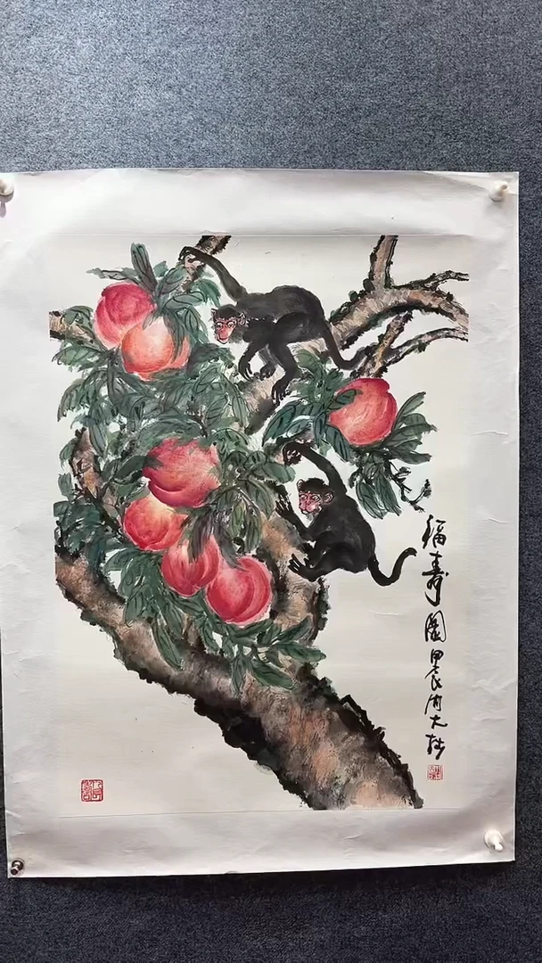 国画周大拙/国画/花鸟
