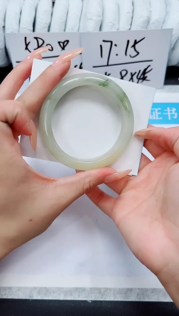 未镶嵌手镯石英质玉A289-53`54