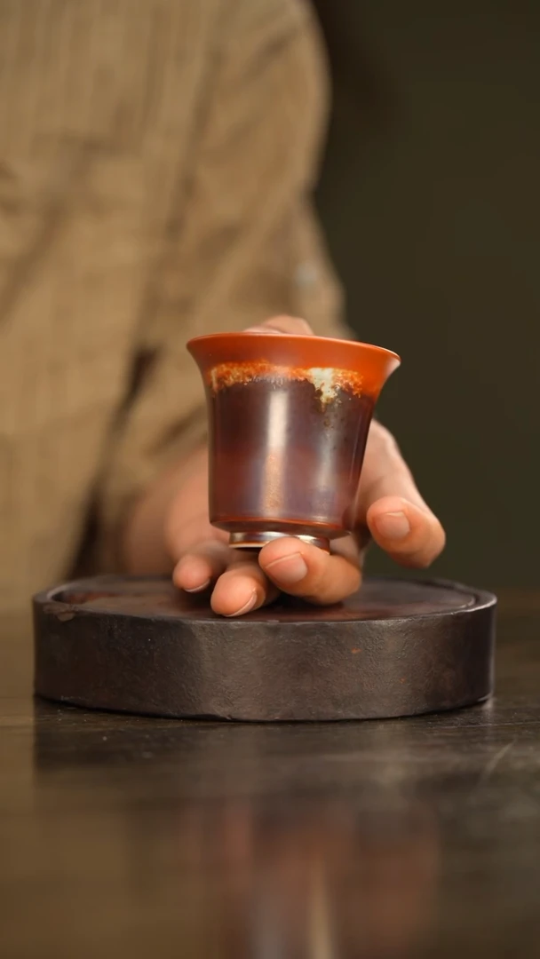 112柴房陶瓷柴烧主人杯