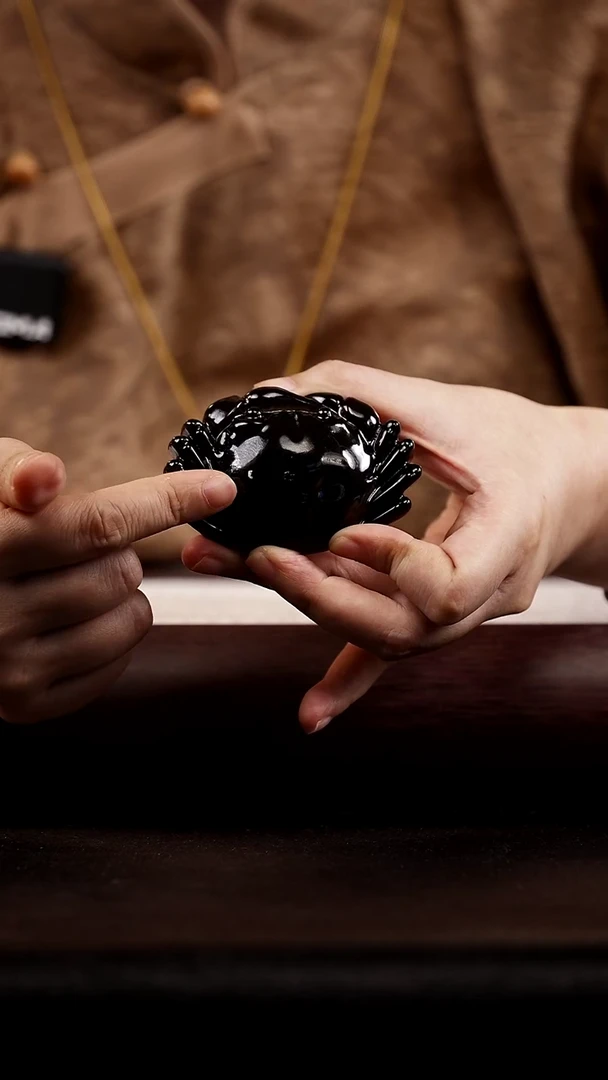 茶杯紫砂变色 螃蟹