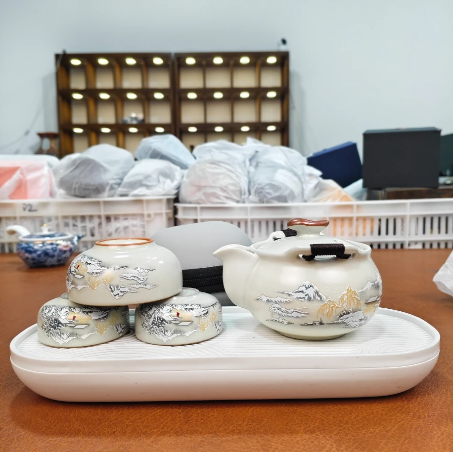 ZH4047-雪景快客轻奢家用简约创意高档欧式陶瓷中式