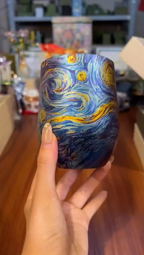 98奥伯顿彩绘融蛋杯（星空夜）