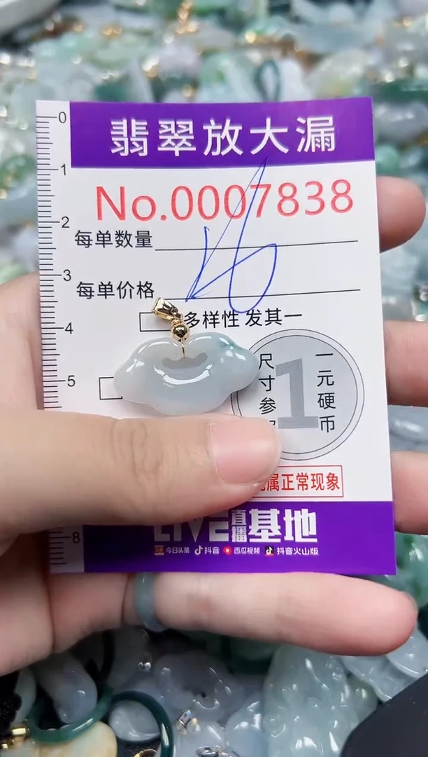 颈饰未镶嵌翡翠7838