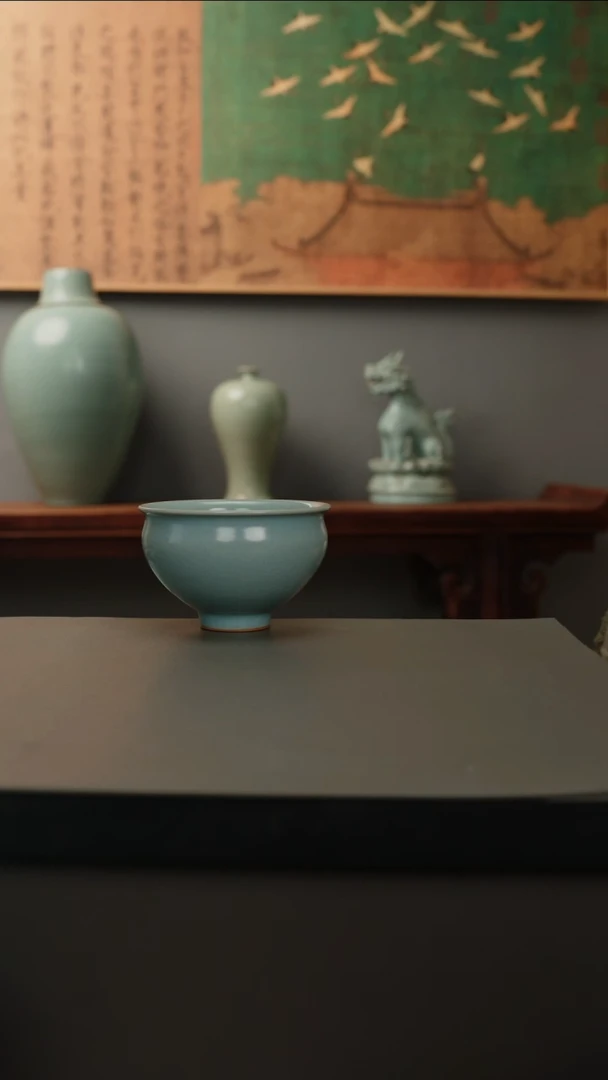 【闪购商品】杯仿古釉原矿  束口杯