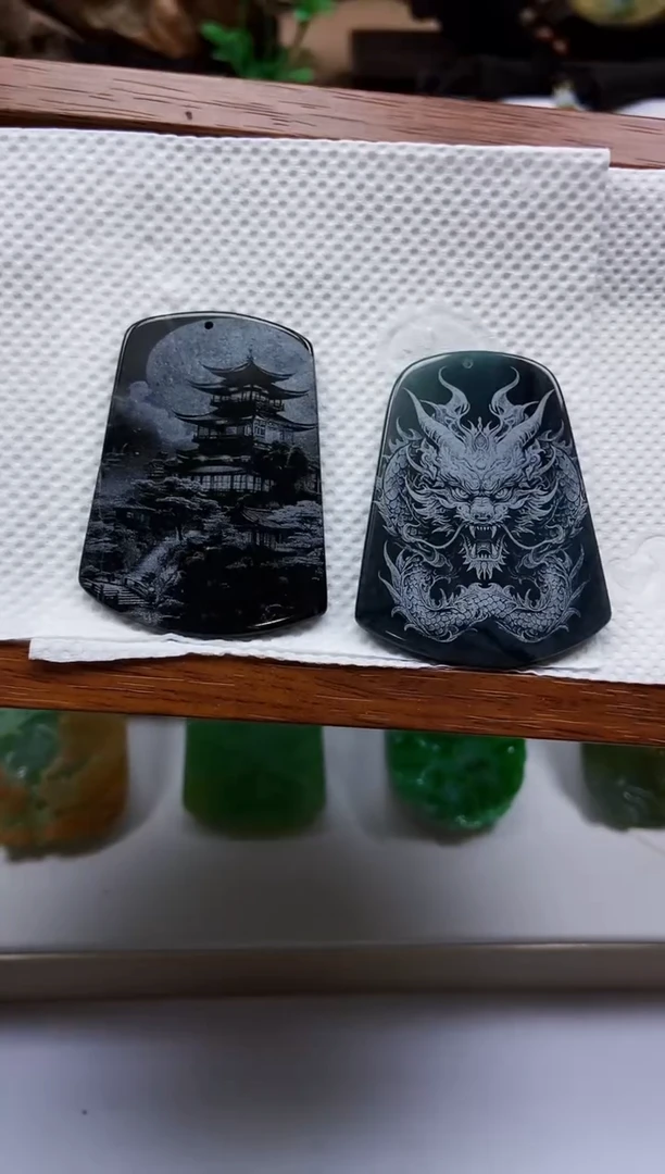 颈饰未镶嵌翡翠翡翠A货多样发