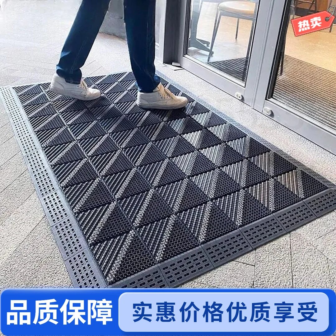 室外防滑地垫商用门口脚刮泥门垫户外地毯防水除尘加厚裁剪大面积