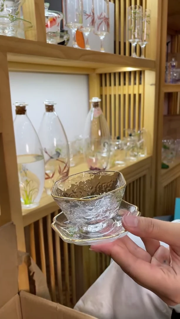 梨花白燕杯碟主人杯啊