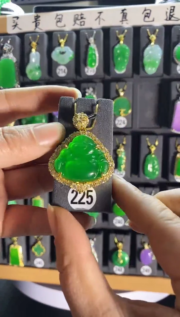 【闪购商品】翡翠耳饰银S925镶嵌225....