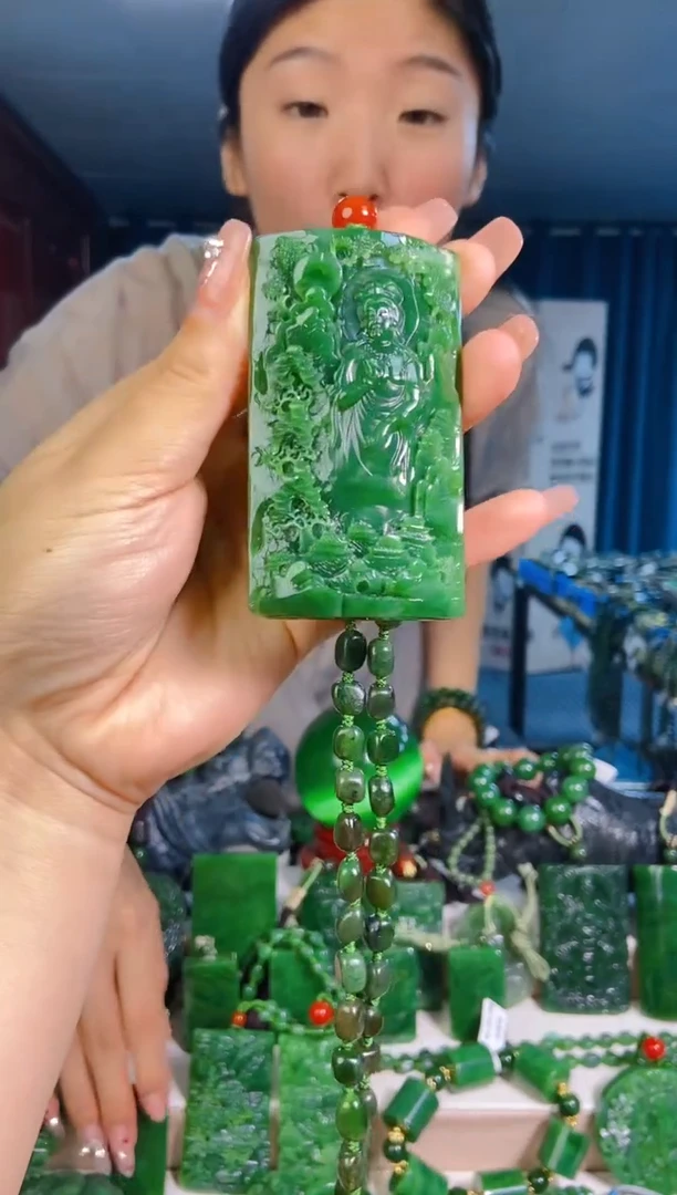 和田玉未镶嵌挂件1