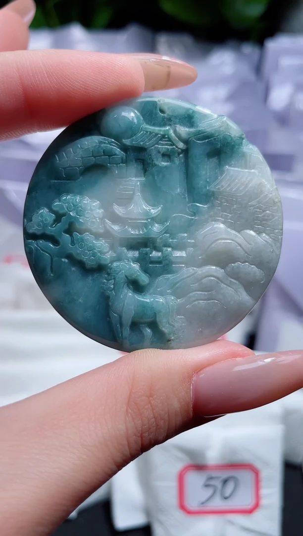 颈饰未镶嵌翡翠翡翠多样性发其一