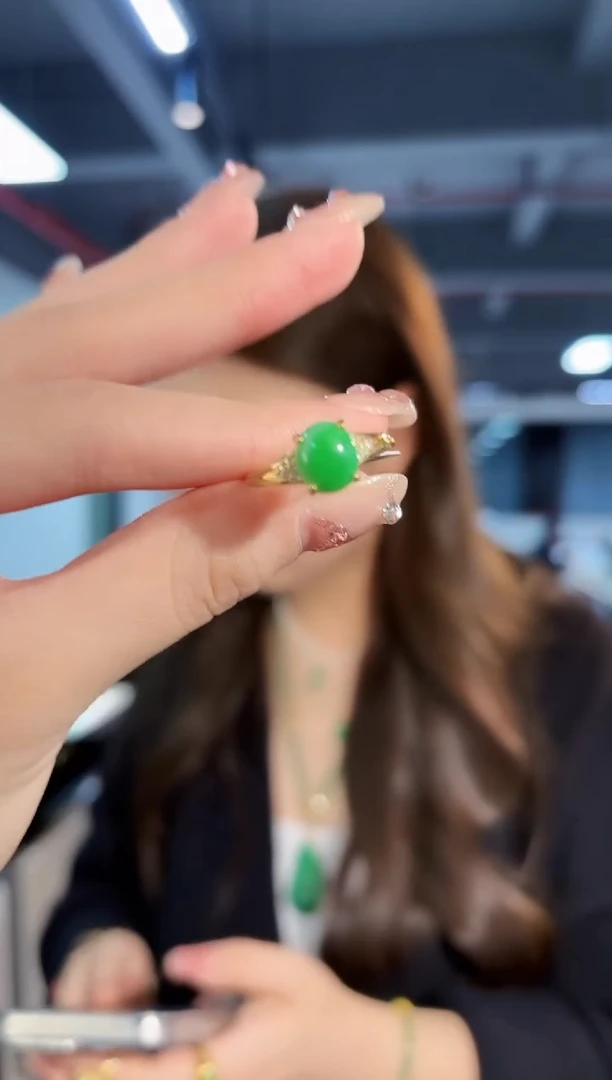 【闪购商品】翡翠戒指未镶嵌缅料A货/支持复检/一件