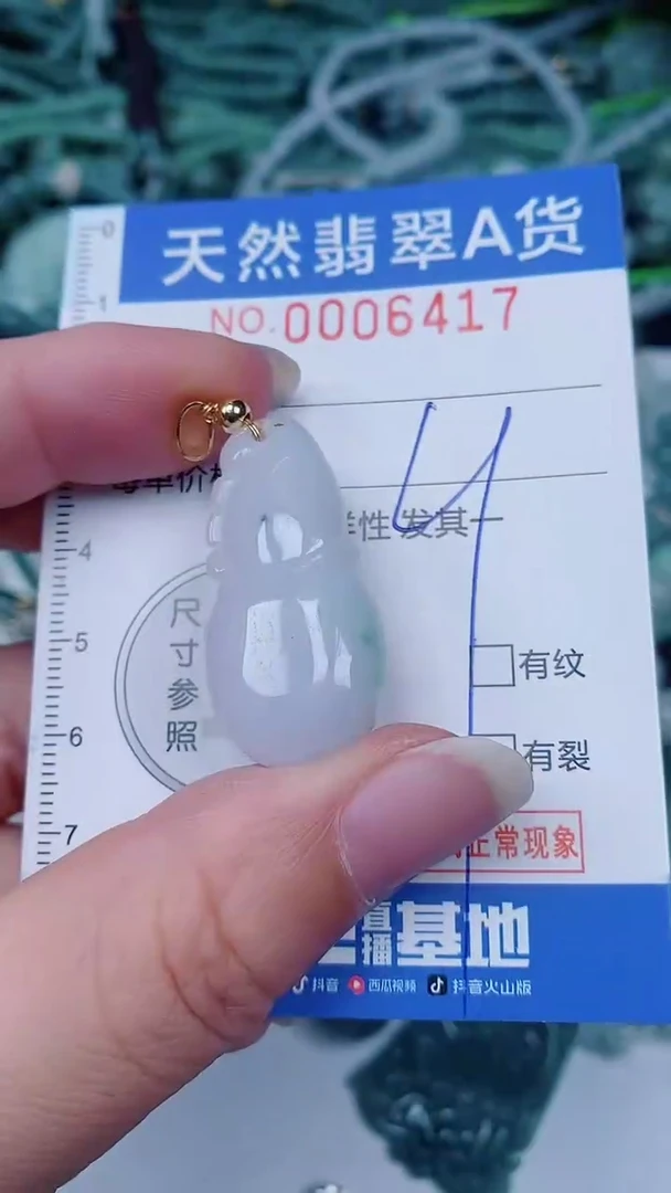 翡翠未镶嵌颈饰00006417
