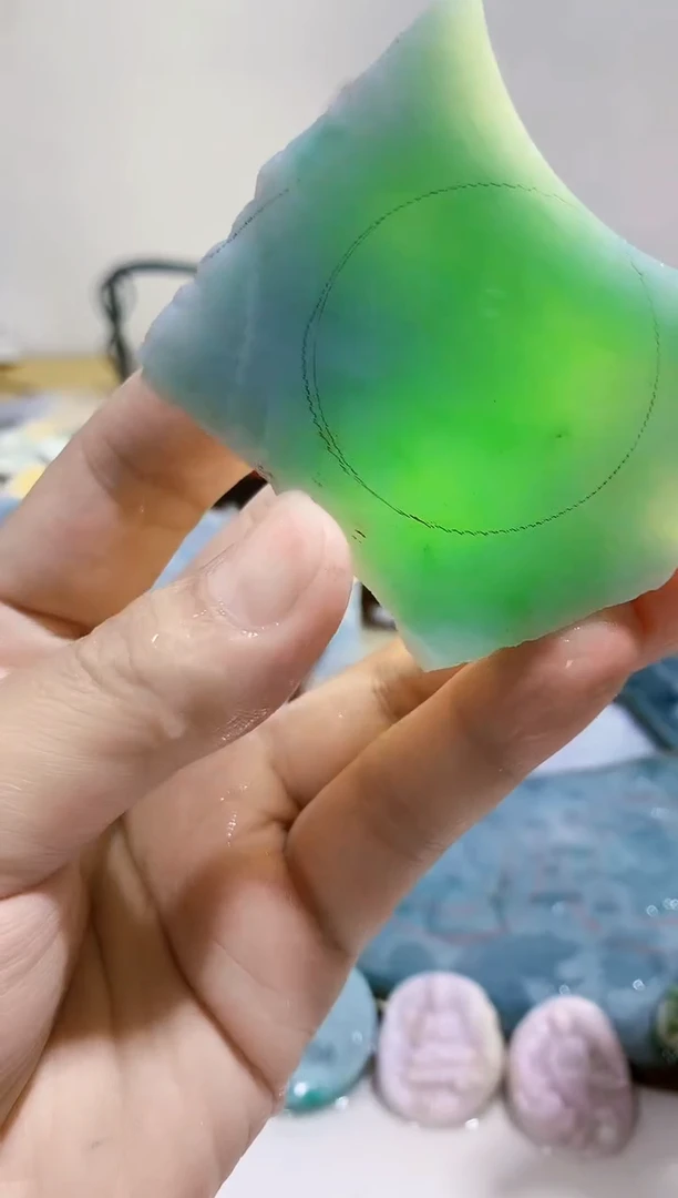 裸石翡翠0蒙0翡翠珠宝265