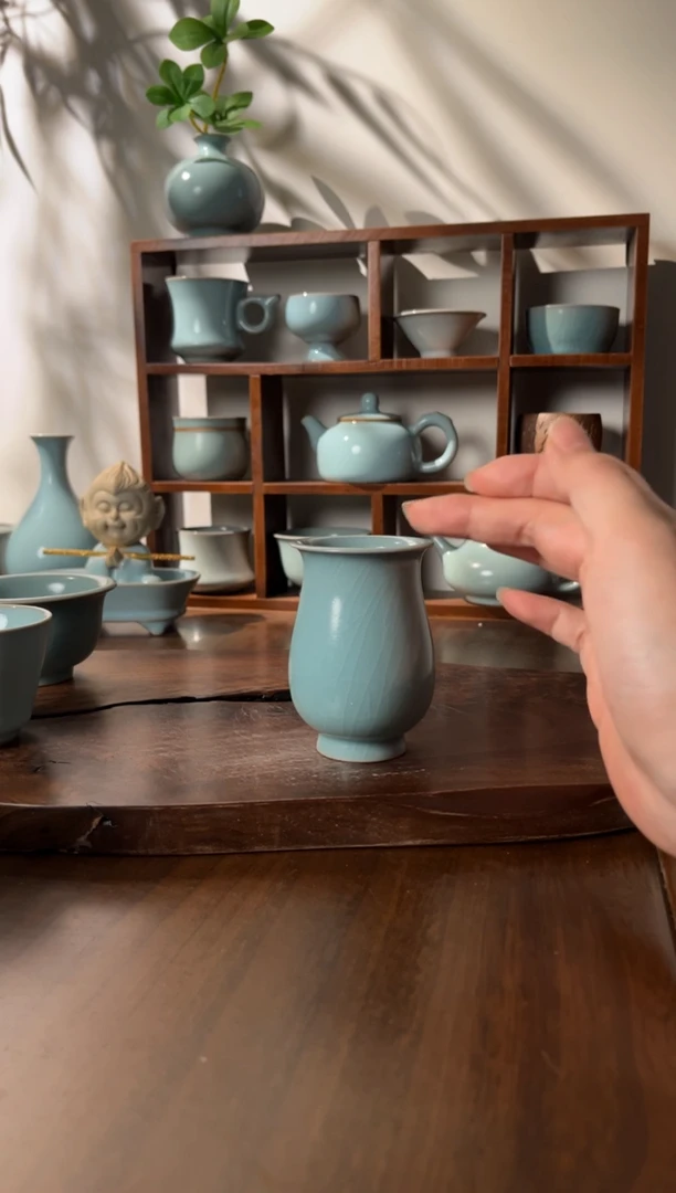 【闪购商品】杯清凉寺李布托仿古釉色闻香杯
