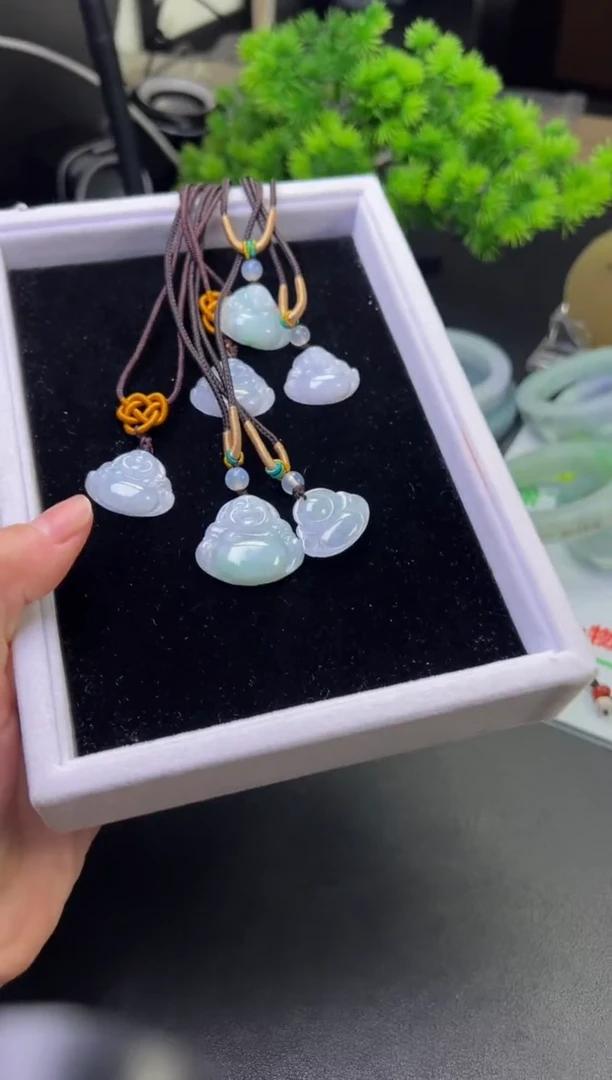 翡翠未镶嵌吊坠(不含链)佛公FL03@CP多样性发其一配绳