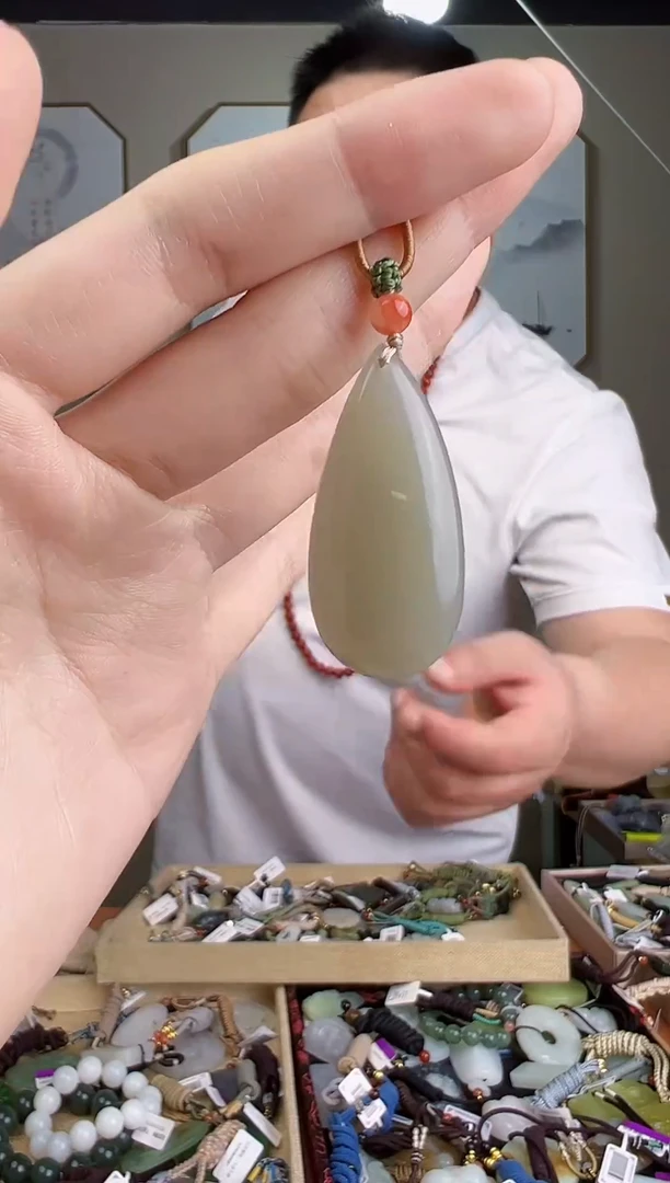 颈饰未镶嵌和田玉多样性发货 拍一单发一个