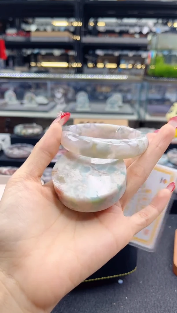 未镶嵌手镯石英质玉58圈口（赠品镯心）S9811