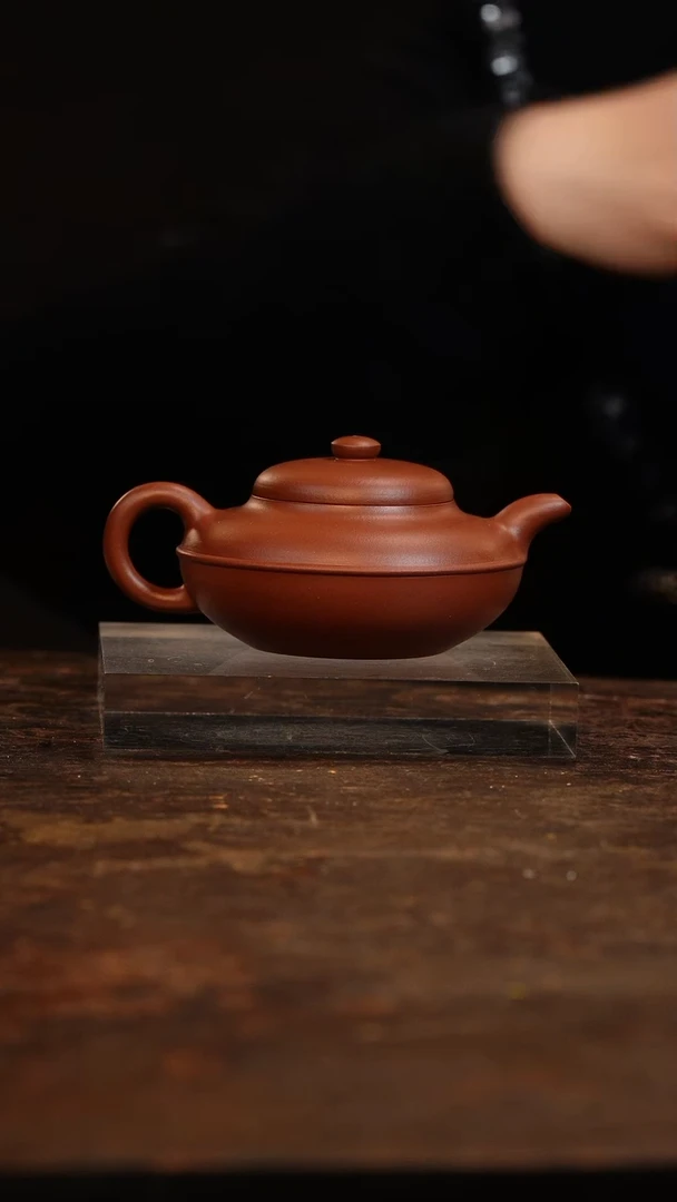 【闪购商品】紫砂茶壶石坞 线圆 150CC 潘驰渊