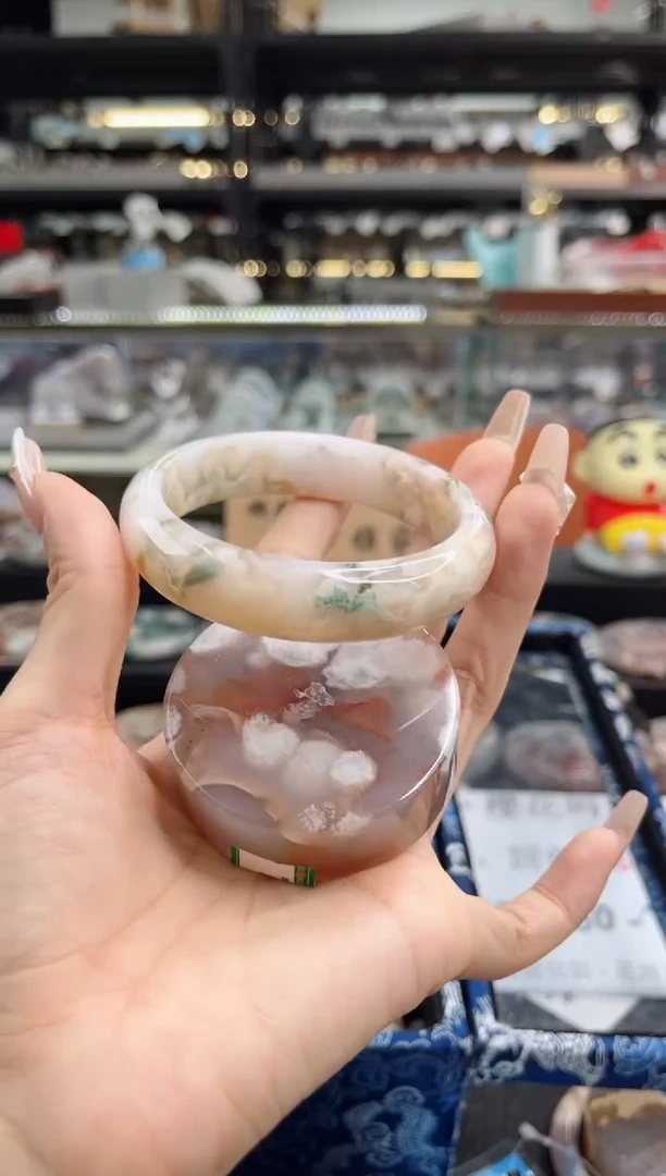 石英质玉手镯未镶嵌60圈口（赠品镯心）1432652