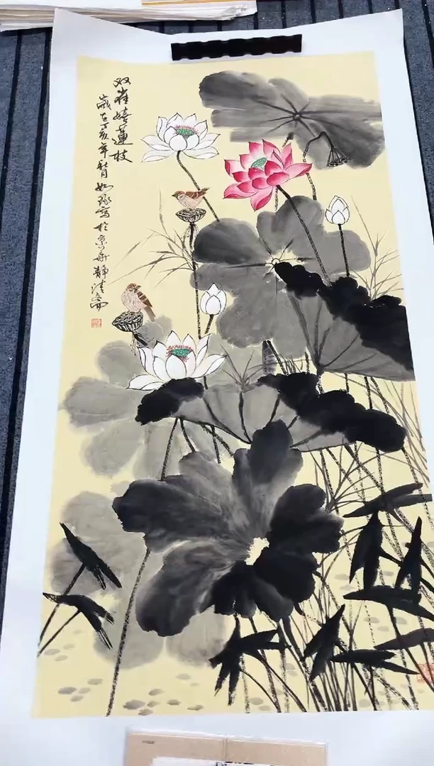 精品国画花鸟作品