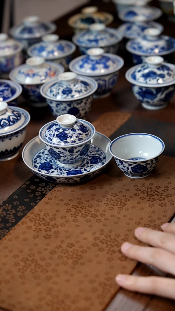 牡丹盖碗3件套111111