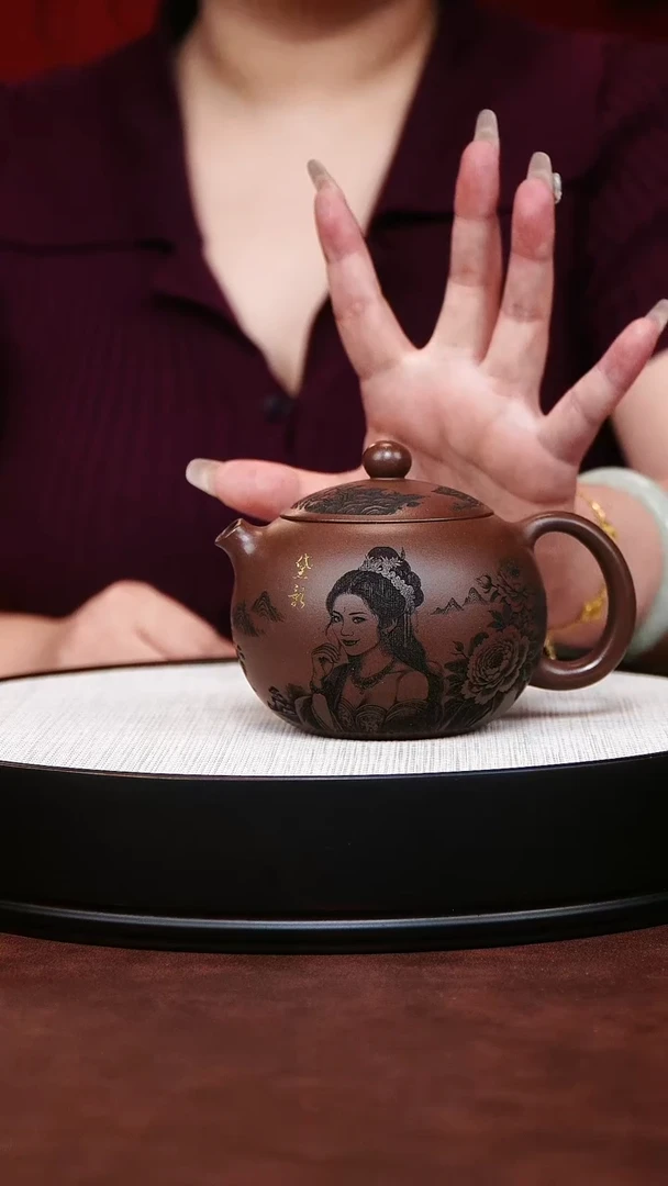 紫砂茶宠西施紫砂壶