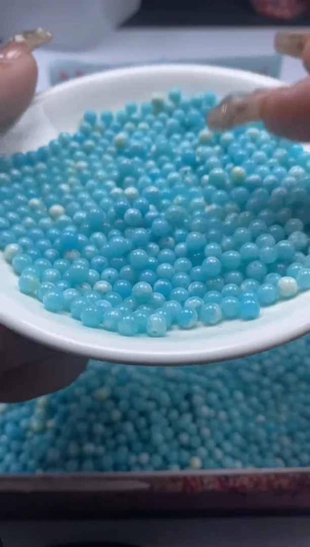 【闪购商品】玛瑙/玉髓颈饰未镶嵌w2494海*纹*石4mm*108颗