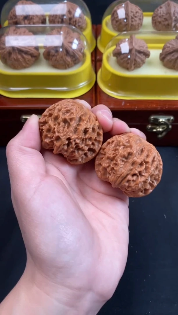 把件文玩核桃平苹果园41尺F367