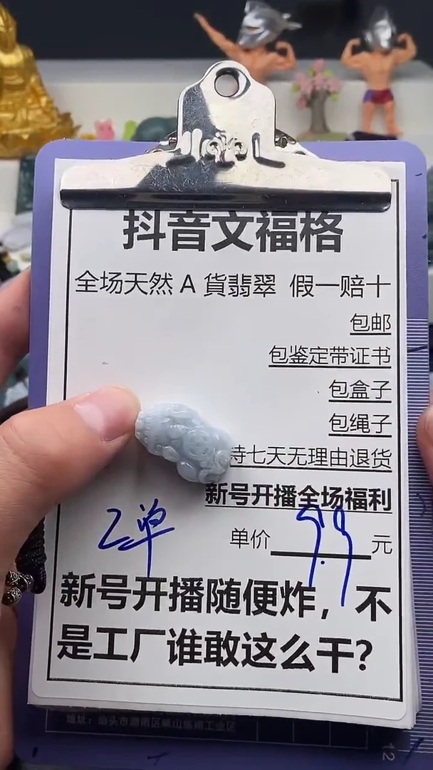 【闪购商品】翡翠颈饰未镶嵌 天然A货翡翠一物一证多样性发其一