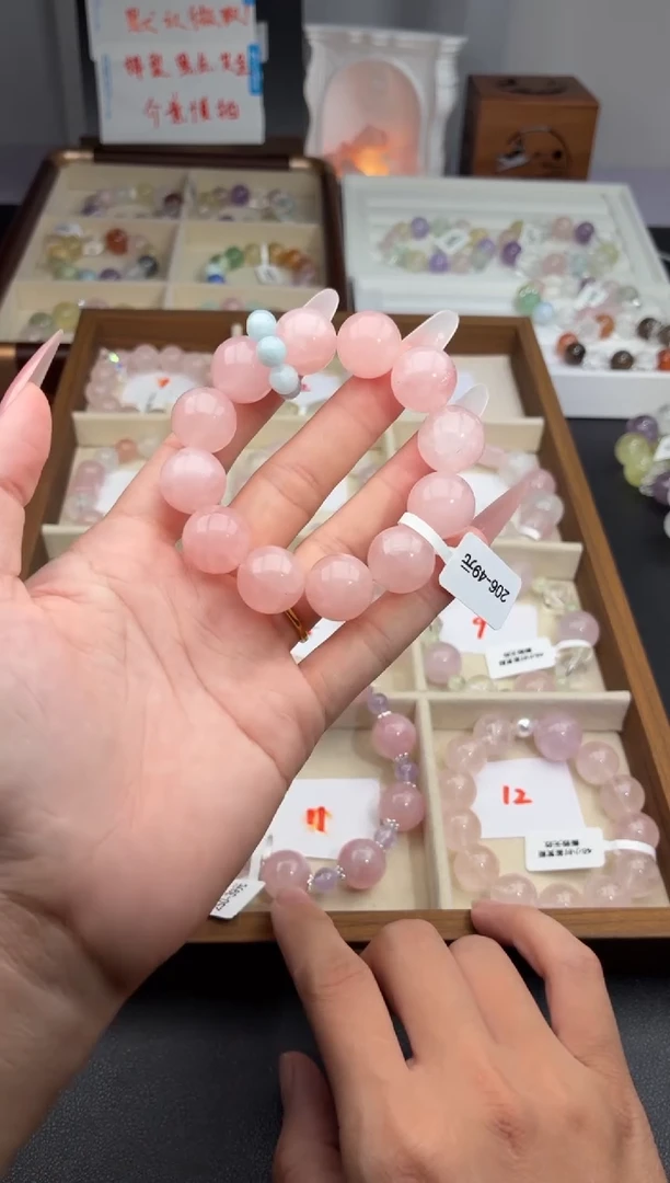 未镶嵌手串水晶206(天然水晶, 默认有瑕疵, 介意者勿拍哦)