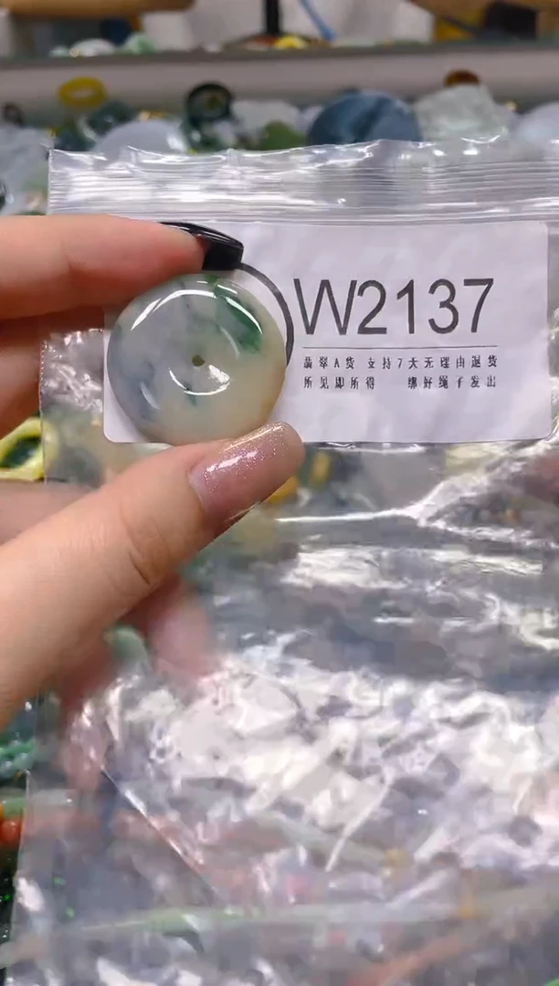 翡翠未镶嵌颈饰/W/翡翠A货一图一物
