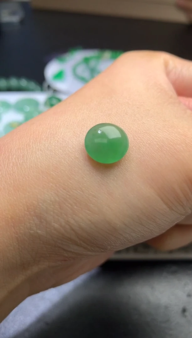 未镶嵌定制翡翠毛货 11-4.6