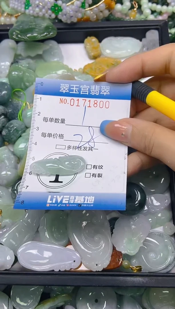 翡翠未镶嵌颈饰闪购0171800