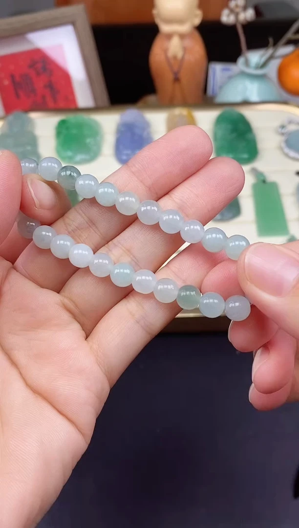 未镶嵌手串翡翠手串@@CMT6525